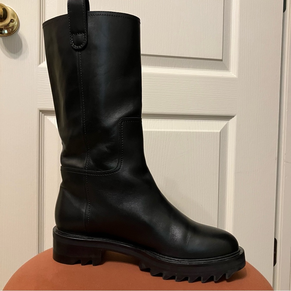 TAMARA MELLON Boots EASY RIDER Black - Sz 8.5 (EU 38.5) Made in Italy EXCELLENT! - Picture 10 of 15